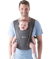 Рюкзак-кенгуру ERGOBABY Embrace - Heather Grey цена и информация | Слинги, эргорюкзаки | hansapost.ee