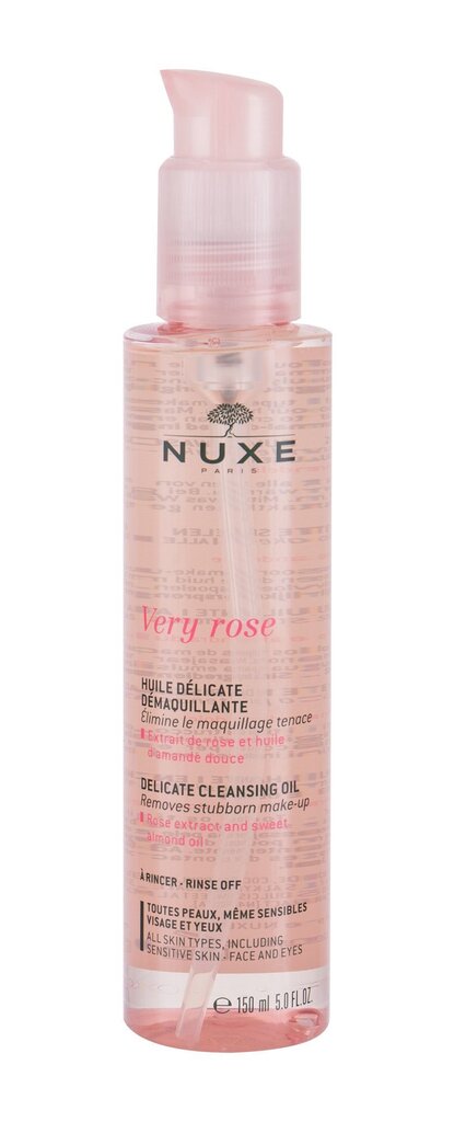 Õrn puhastav näoõli Nuxe Very Rose 150 ml hind ja info | Näopuhastusvahendid | hansapost.ee