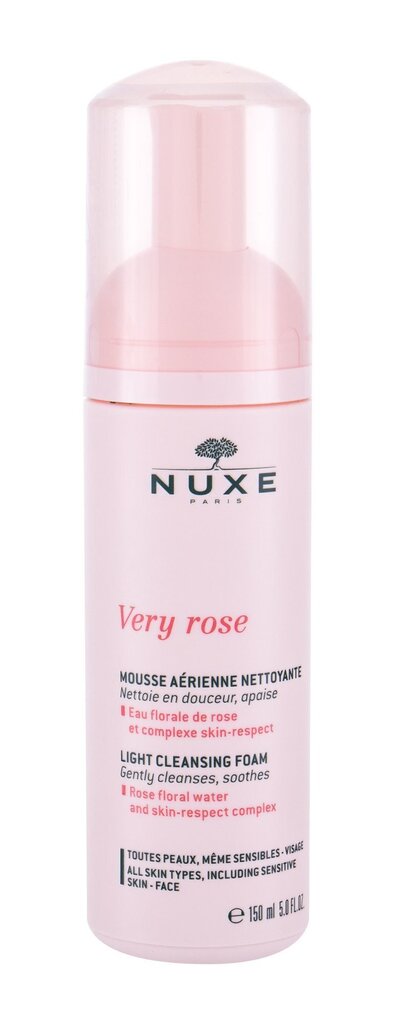 Näopuhastusvaht Nuxe Very Rose 150 ml hind ja info | Näopuhastusvahendid | hansapost.ee