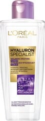 Näotoonik L'Oreal Paris Hyaluron Specialist, 200 ml hind ja info | Näopuhastusvahendid | hansapost.ee