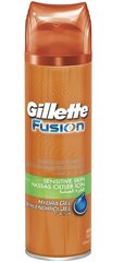 Гель для бритья для мужчин Gillette Fusion Hydra Gel Sensitive Skin, 200 мл цена и информация | Средства для бритья и косметика | hansapost.ee