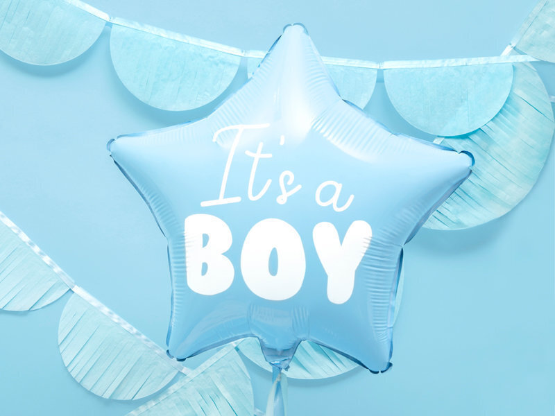 Fooliumist õhupall, 48 cm, helesinine / It's a Boy цена и информация | Õhupallid | hansapost.ee