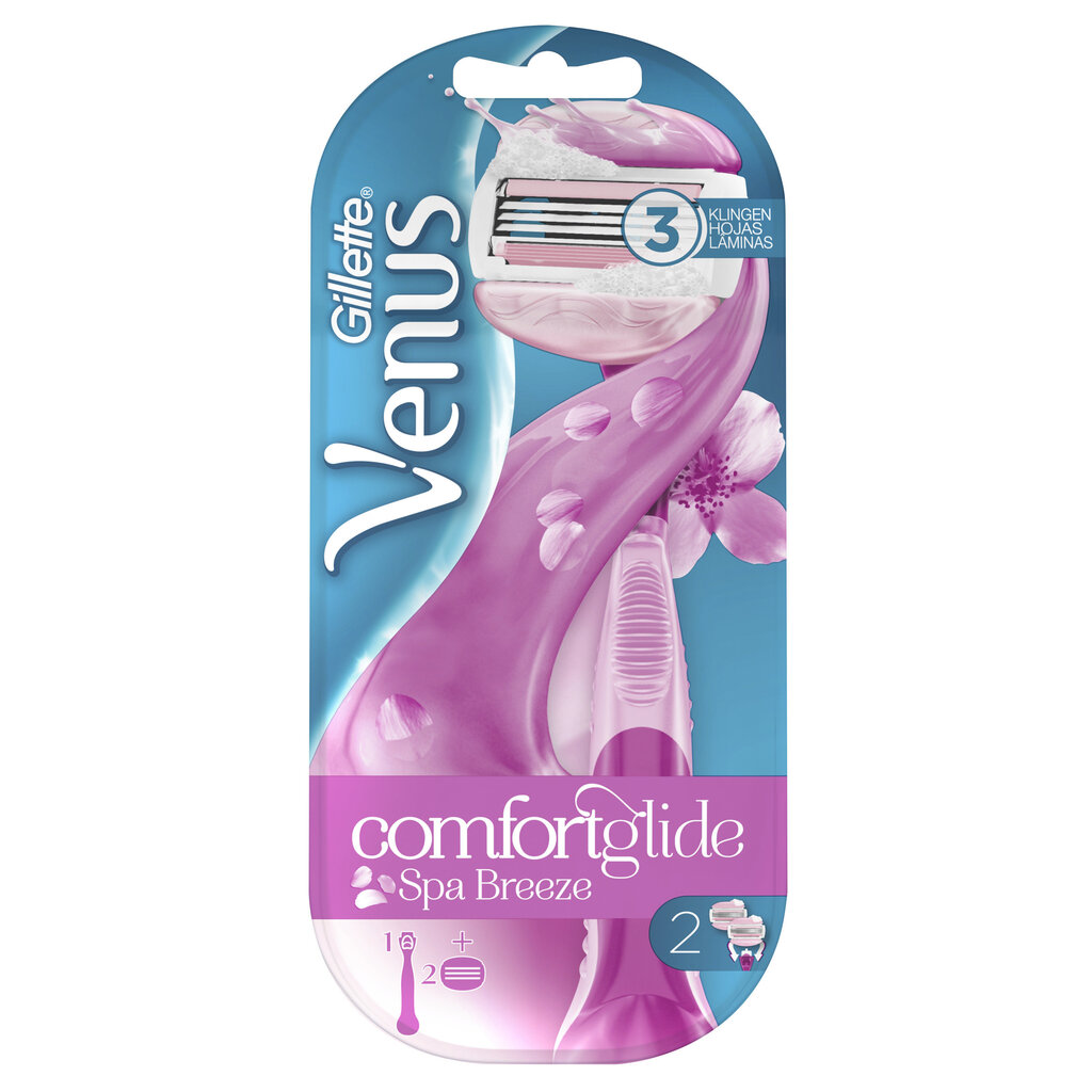 Gillette Venus Comfort Glide Spa Breeze pardel + 2 pead hind ja info | Raseerimisvahendid | hansapost.ee