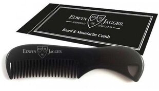 Расческа для бороды и усов Edwin Jagger, черная цена и информация | Средства для бритья | hansapost.ee