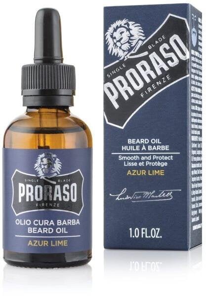 Habemeõli Proraso Azur Lime, 30 ml hind ja info | Raseerimisvahendid | hansapost.ee