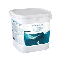 Basseinivee hooldusvahend Gre Actions chlorine, 250 g klooritabletid, 5 kg hind ja info | Basseini hooldusvahendid | hansapost.ee