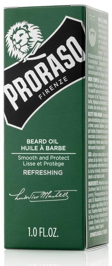 Habemeõli Proraso Refreshing 30 ml hind ja info | Raseerimisvahendid | hansapost.ee