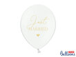 Õhupallid 30 cm Just Married Pastel, valge, 50 tk. hind ja info | Õhupallid | hansapost.ee