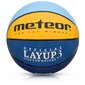 Korvpallipall Meteor Layup 3 sinine/kollane/roheline hind ja info | Korvpallid | hansapost.ee