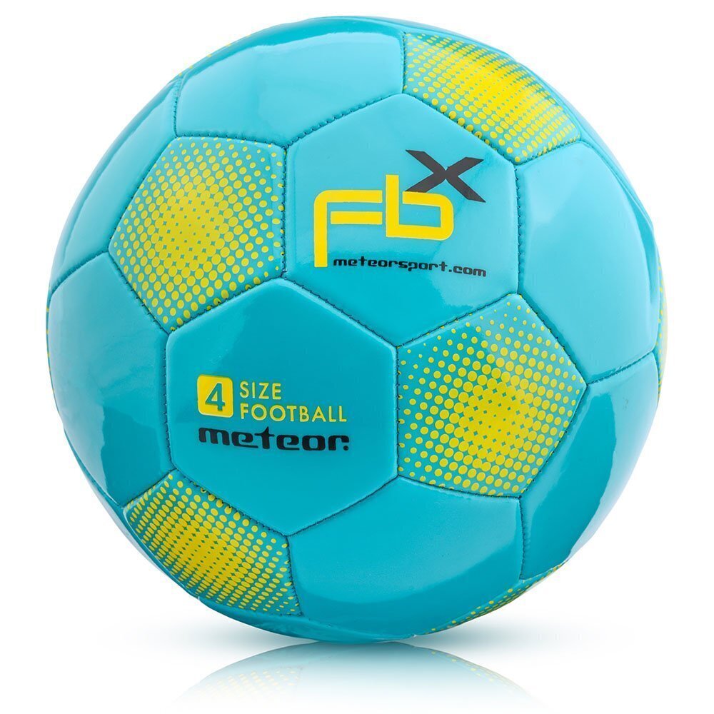 Jalgpallipall Meteor FBX, suurus 4, sinine цена и информация | Jalgpalli pallid | hansapost.ee