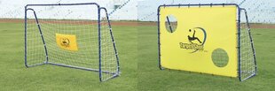Футбольные ворота с тренировочной стенкой Spartan Training S2099, 214x153x73см цена и информация | Футбольные ворота и сетки | hansapost.ee