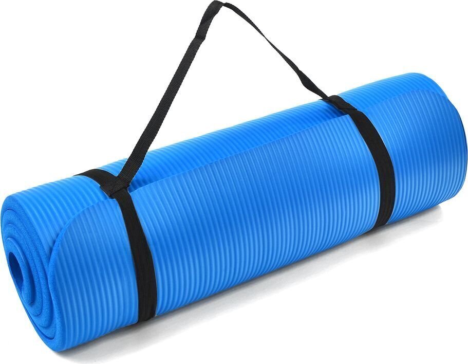 Võimlemismatt Profit Fitness Pro NBR, 180x60x1,5 cm, sinine hind ja info | Joogamatid | hansapost.ee