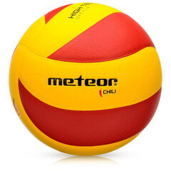 Võrkpalli pall Meteor CHILI suurus 5, kollane/punane hind ja info | Võrkpalli pallid | hansapost.ee