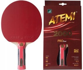 Ракетка для настольного тенниса Atemi 2000 цена и информация | Ракетки для настольного тенниса, чехлы и наборы | hansapost.ee