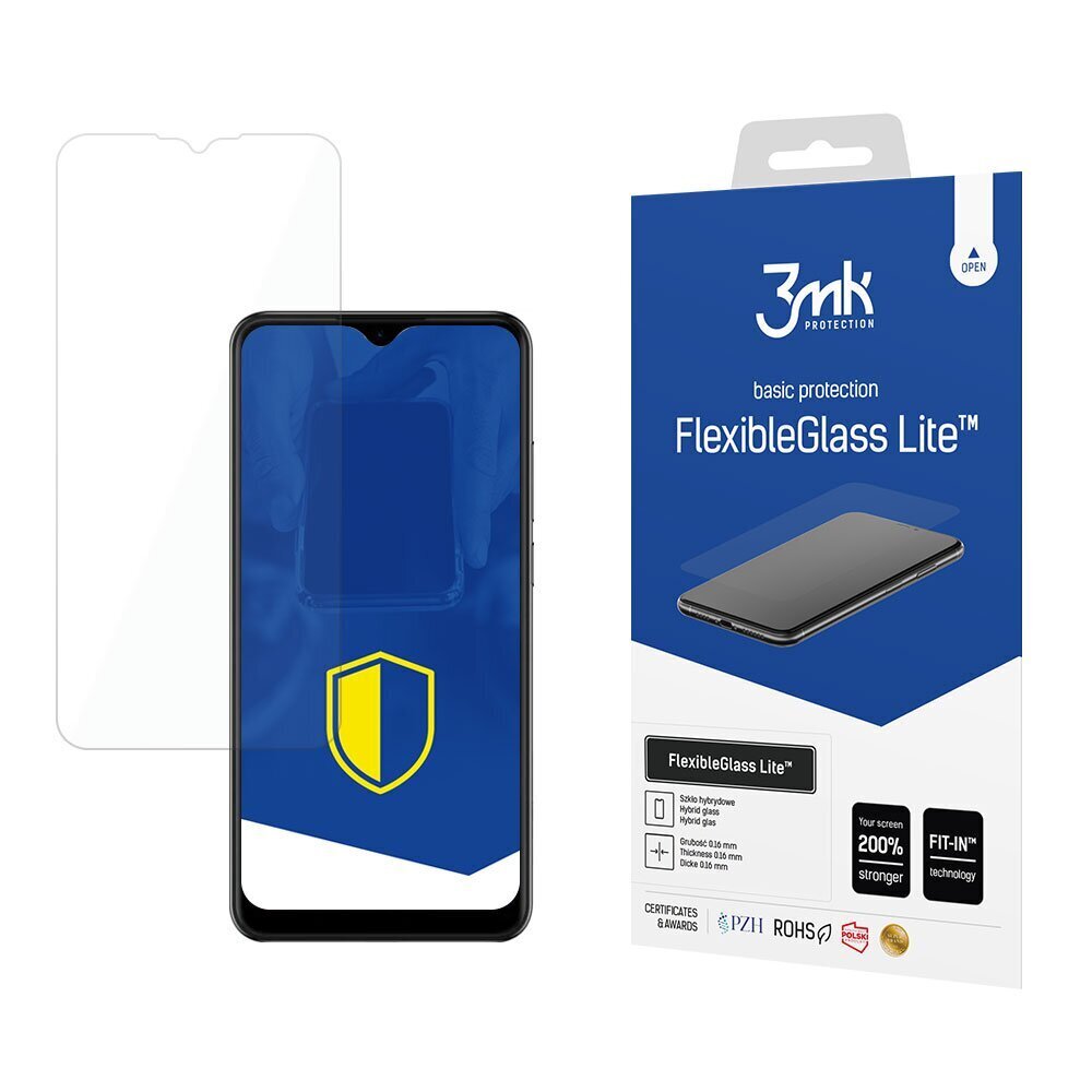HTC Wildfire E3 - 3mk FlexibleGlass Lite™ screen protector цена и информация | Ekraani kaitseklaasid ja kaitsekiled | hansapost.ee