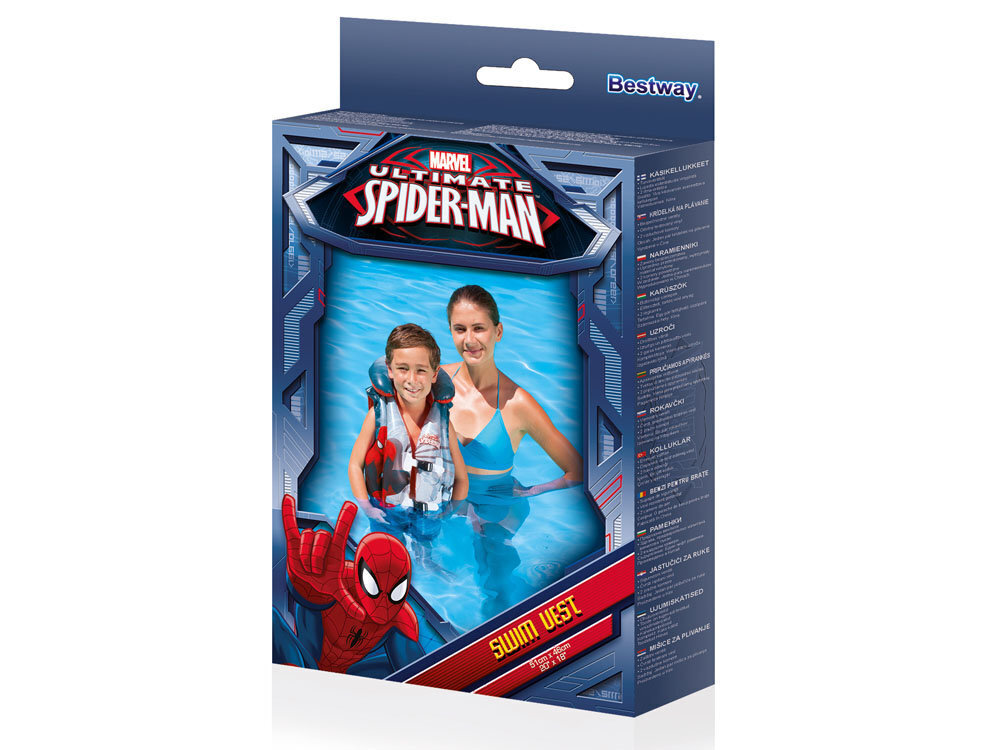 Täispuhutav vest Bestway "Spider Man" hind ja info | Ujumisvestid ja -kätised | hansapost.ee