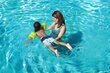 Täispuhutavad ujumiskätised Bestway Assorted Armbands, roheline/oranž hind ja info | Ujumisvestid ja -kätised | hansapost.ee