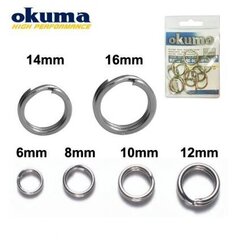 Sõrmused Okuma Split Saltwater 6 mm цена и информация | Другие товары для рыбалки | hansapost.ee