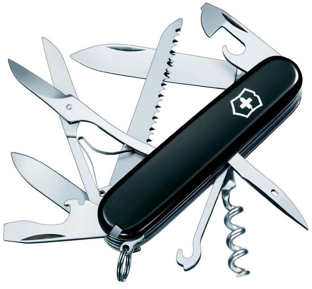 Victorinox Huntsman, must hind ja info | Taskunoad, multifunktsionaalsed tööriistad | hansapost.ee