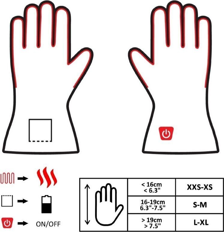 Soojendusega universaalsed kindad Glovii XS/XXS цена и информация | Muu matkavarustus | hansapost.ee