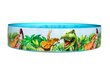 Laste sammasbassein Bestway Dinosaur Fill 'N Fun, 946 l, valge/kirju hind ja info | Basseinid | hansapost.ee