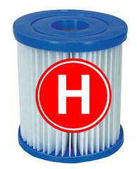 Kassett filtritele Intex, tüüp H, 1 tk. цена и информация | Kasetiniai filtrai | hansapost.ee