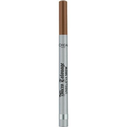 Kulmulainer L'Oreal Brow Artist Micro Tattoo, 104 Chatain, 2 g цена и информация | Kulmupliiatsid, -puudrid ja -värvid | hansapost.ee