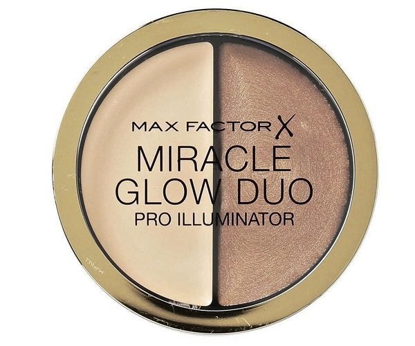 Sära andev toode Max Factor Miracle Glow Duo Pro, 20 Medium, 11 g hind ja info | Päikesepuudrid ja põsepunad | hansapost.ee
