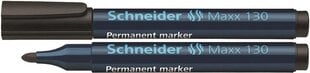 Permanent marker Schneider Maxx 130, 1-3mm, musta värvi hind ja info | Kirjutusvahendid | hansapost.ee