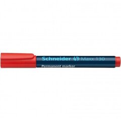 Маркер Schneider Maxx 130, 1-3 mm, круглая голова, красный цена и информация | Письменные принадлежности | hansapost.ee