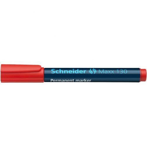 Marker Schneider Maxx 130, 1-3 mm, ümmargune ots, punane цена и информация | Kirjutusvahendid | hansapost.ee