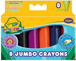 Набор мелков Crayola MiniKids 8 шт. цена и информация | Принадлежности для рисования, лепки | hansapost.ee