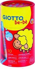 Толстые карандаши Fila Giotto BE-BE, 10 цветов цена и информация | Принадлежности для рисования, лепки | hansapost.ee