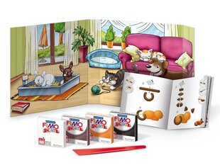 Набор для лепки Kids Fimo, Любимые животные, глина, 4 шт/уп, 42 гр цена и информация | Fimo Товары для детей и младенцев | hansapost.ee