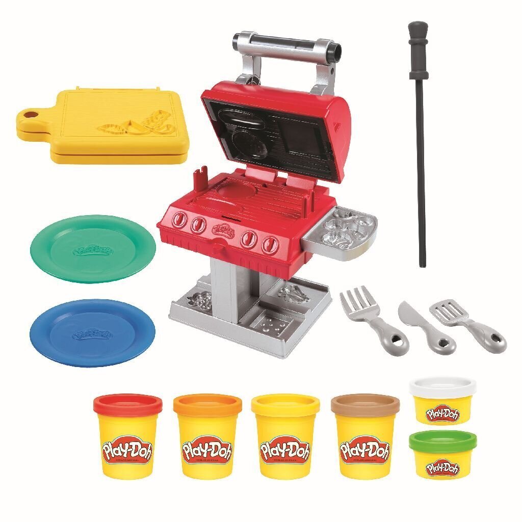 Plastiliinide komplekt Grilis Hasbro Play-Doh Kitchen Creations hind ja info | Arendavad laste mänguasjad | hansapost.ee