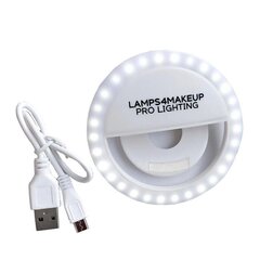 Селфи-подсветка для телефона Lamps4makeup SELFIERING цена и информация | Осветительное оборудование для фотосъемок | hansapost.ee
