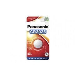 Panasonic patarei Lithium CR2025 1BP, 1 tk hind ja info | Panasonic Remondikaubad, sanitaartehnika ja kütteseadmed | hansapost.ee