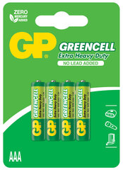 GP Greencell patareid R03 (AAA) hind ja info | GP Batteries Remondikaubad, sanitaartehnika ja kütteseadmed | hansapost.ee