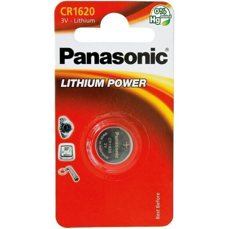 Patareid Panasonic CR1620/1B hind ja info | Patareid | hansapost.ee