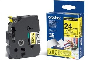 Printerikassett Brother TZe-651 (TZE651) 24mm, 8 m hind ja info | Printeritarvikud | hansapost.ee