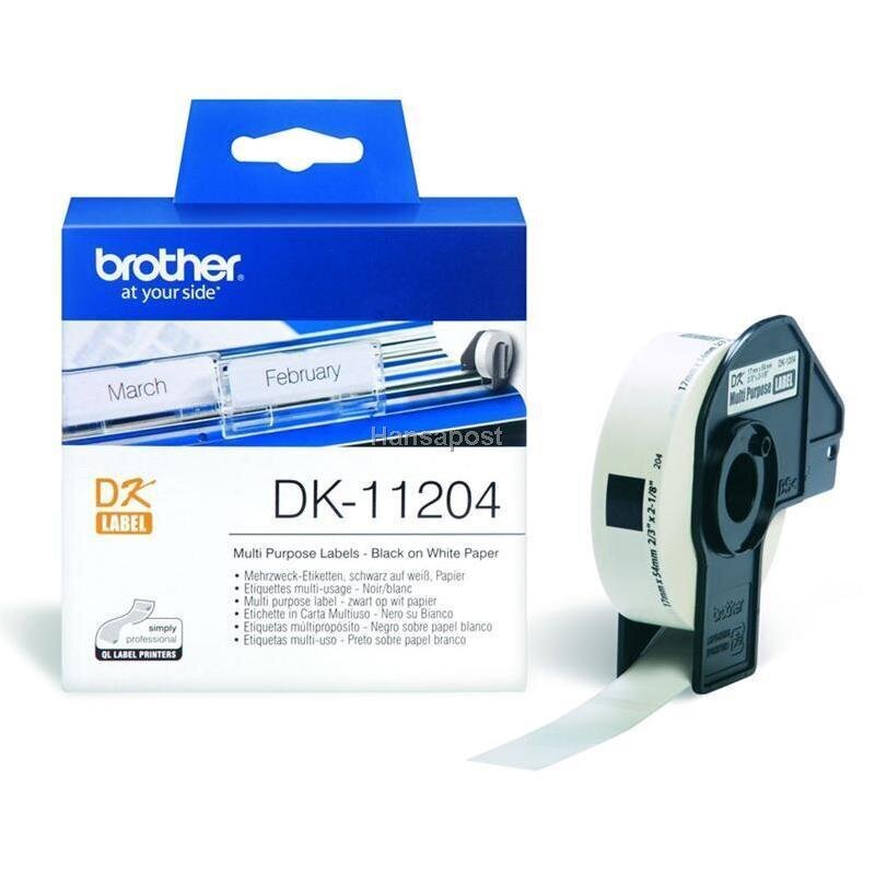 Brother DK-11204 DK11204 hind ja info | Printeritarvikud | hansapost.ee