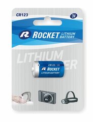Батарейка Rocket Lithium CR123, 1 шт. цена и информация | Батарейки | hansapost.ee