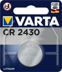 Patarei Varta Electronics CR2430, 1 tk hind ja info | Patareid | hansapost.ee