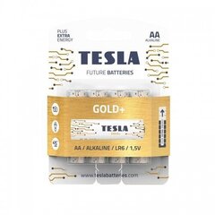 <p>Батарейки Tesla AA Gold + Alkaline LR06 2700 мАч, 4 шт.</p>
 цена и информация | Батарейки | hansapost.ee