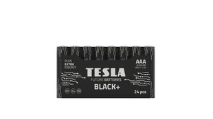 Battery Tesla AAA Black+ R03 24 psc hind ja info | Patareid | hansapost.ee