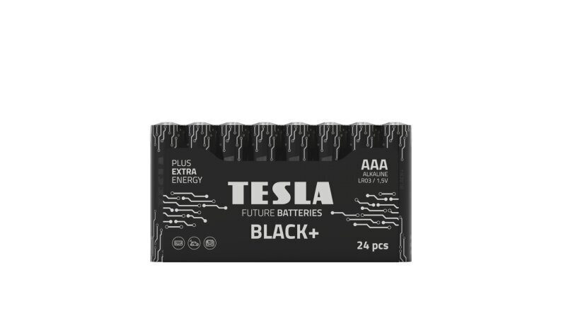 Battery Tesla AAA Black+ R03 24 psc цена и информация | Patareid | hansapost.ee