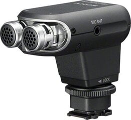 Digitaalse kaamera mikrofon Sony ECM-XYST1M, Must hind ja info | Mikrofonid | hansapost.ee