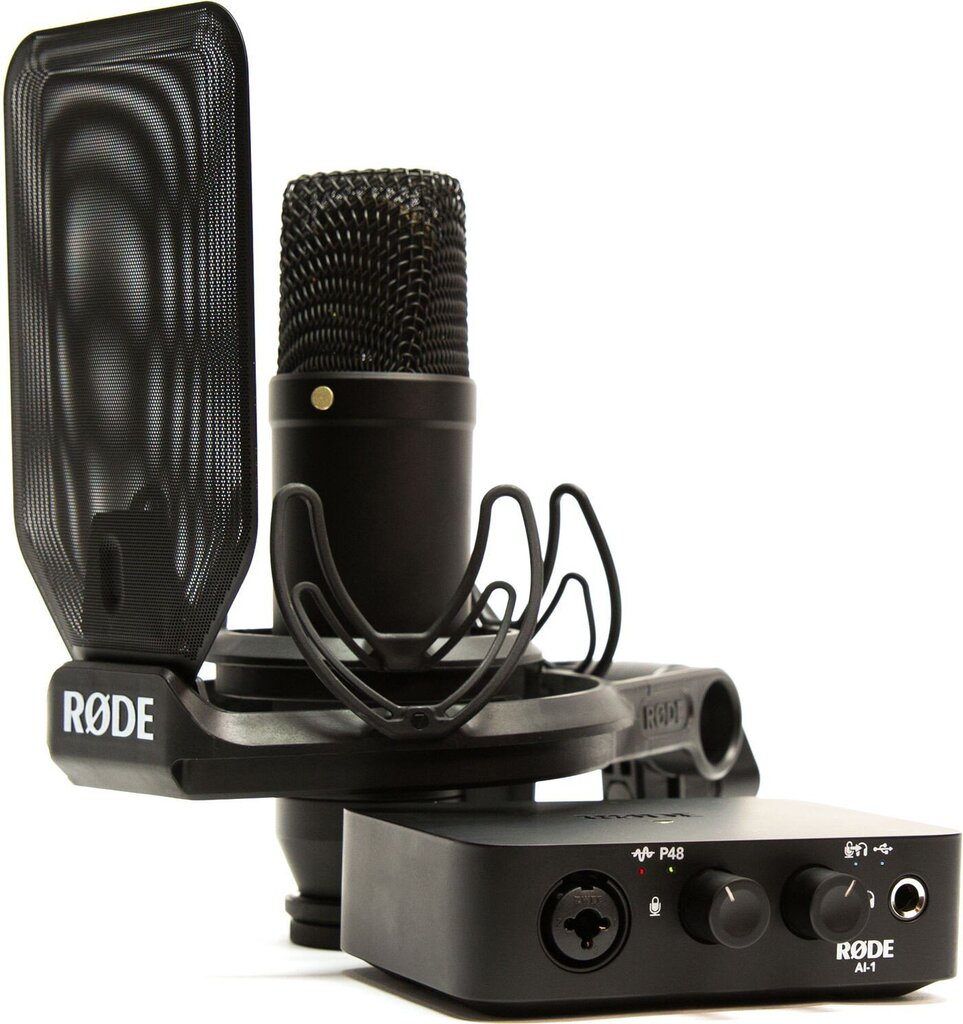 Rode helisalvestuskomplekt Complete Studio Kit NT1 & AI-1 цена и информация | Mikrofonid | hansapost.ee