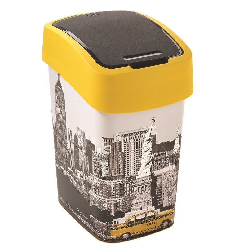 Prügikast Curver Flip Bin 25l, New York hind ja info | Prügikastid | hansapost.ee