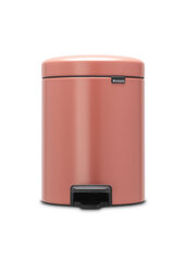 Мусорный бак Brabantia Newlconс педалью newIcon, 5 л, цвет Terracotta Pink цена и информация | Мусорные баки | hansapost.ee